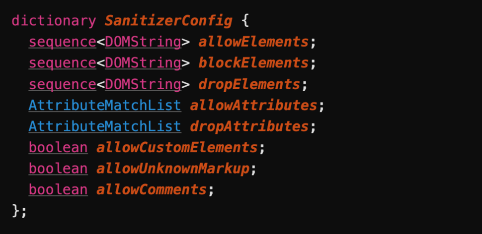 sanitizer config